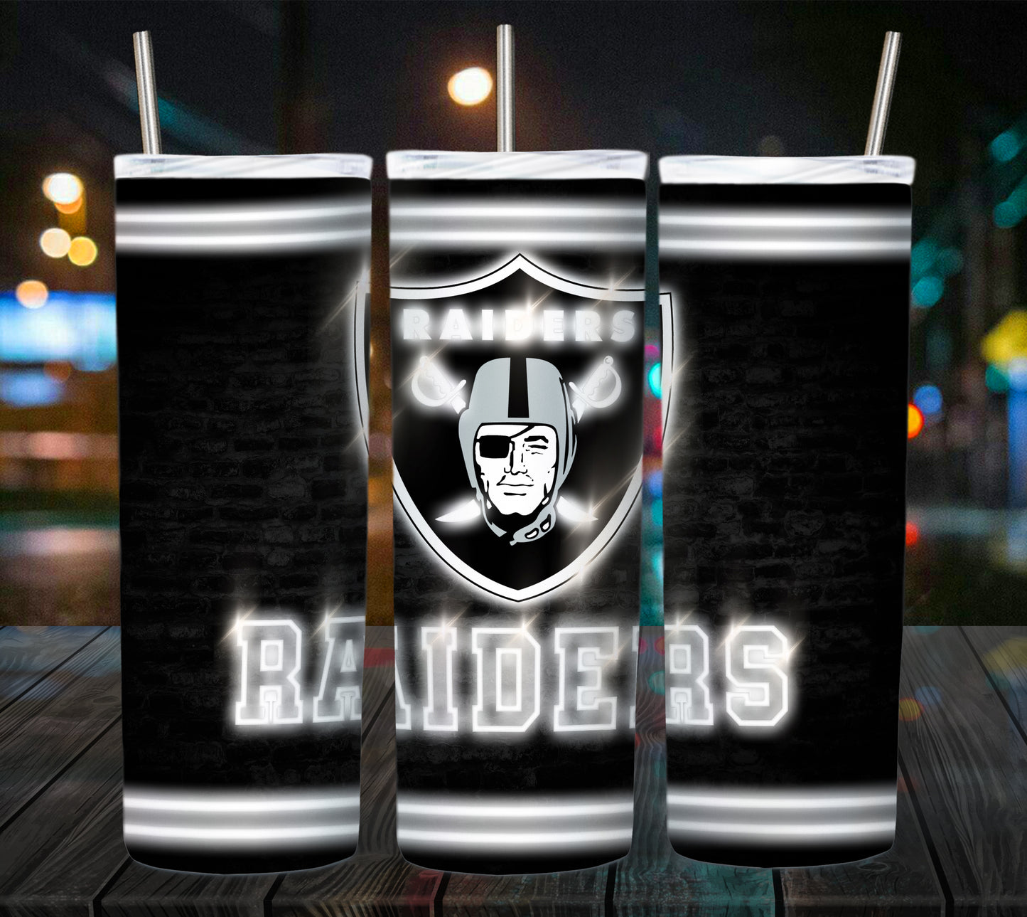 Football 20oz Sublimation Tumbler Image