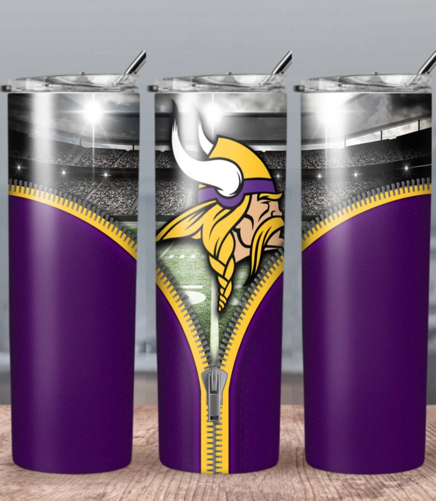 Football 20oz Sublimation Tumbler Image