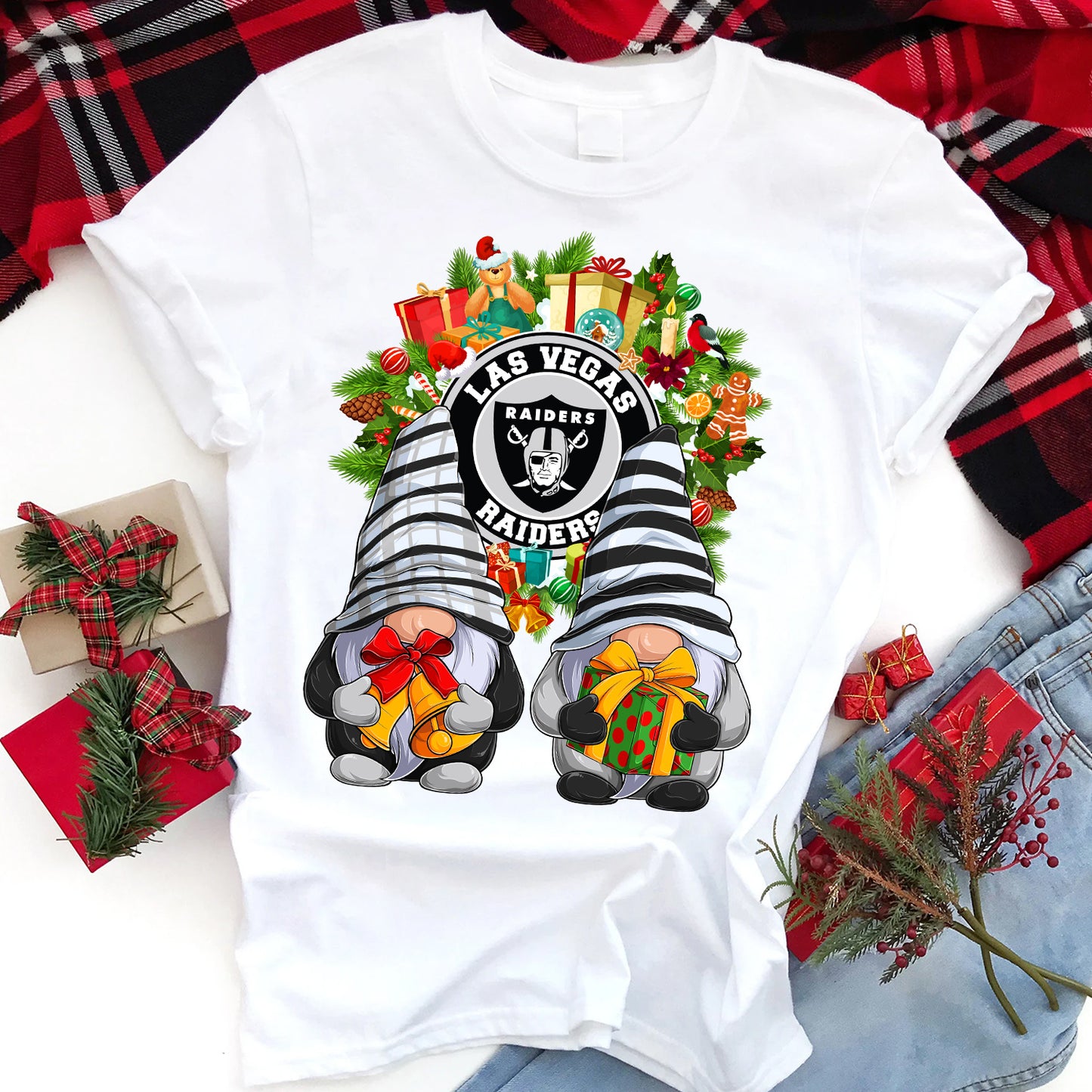 Christmas Football Gnomes T-Shirt/DTF Sublimation Image