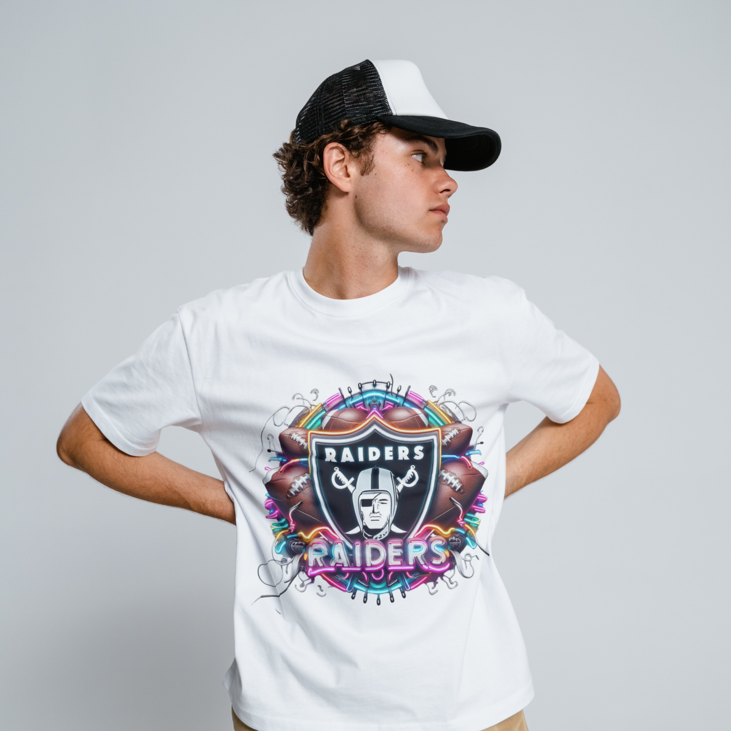 Neon Football Sublimation/DTF T-Shirt Images Bundle