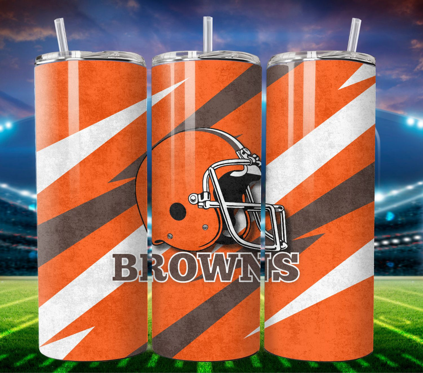 Football 20oz Sublimation Tumbler Image