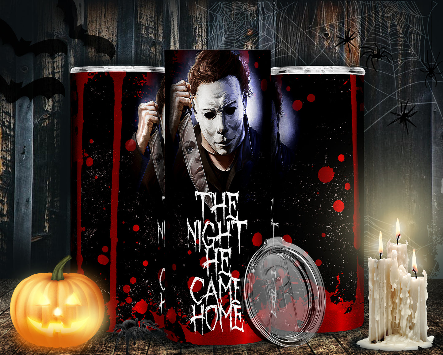 30 Horror Halloween Sublimation 20oz Images Bundle