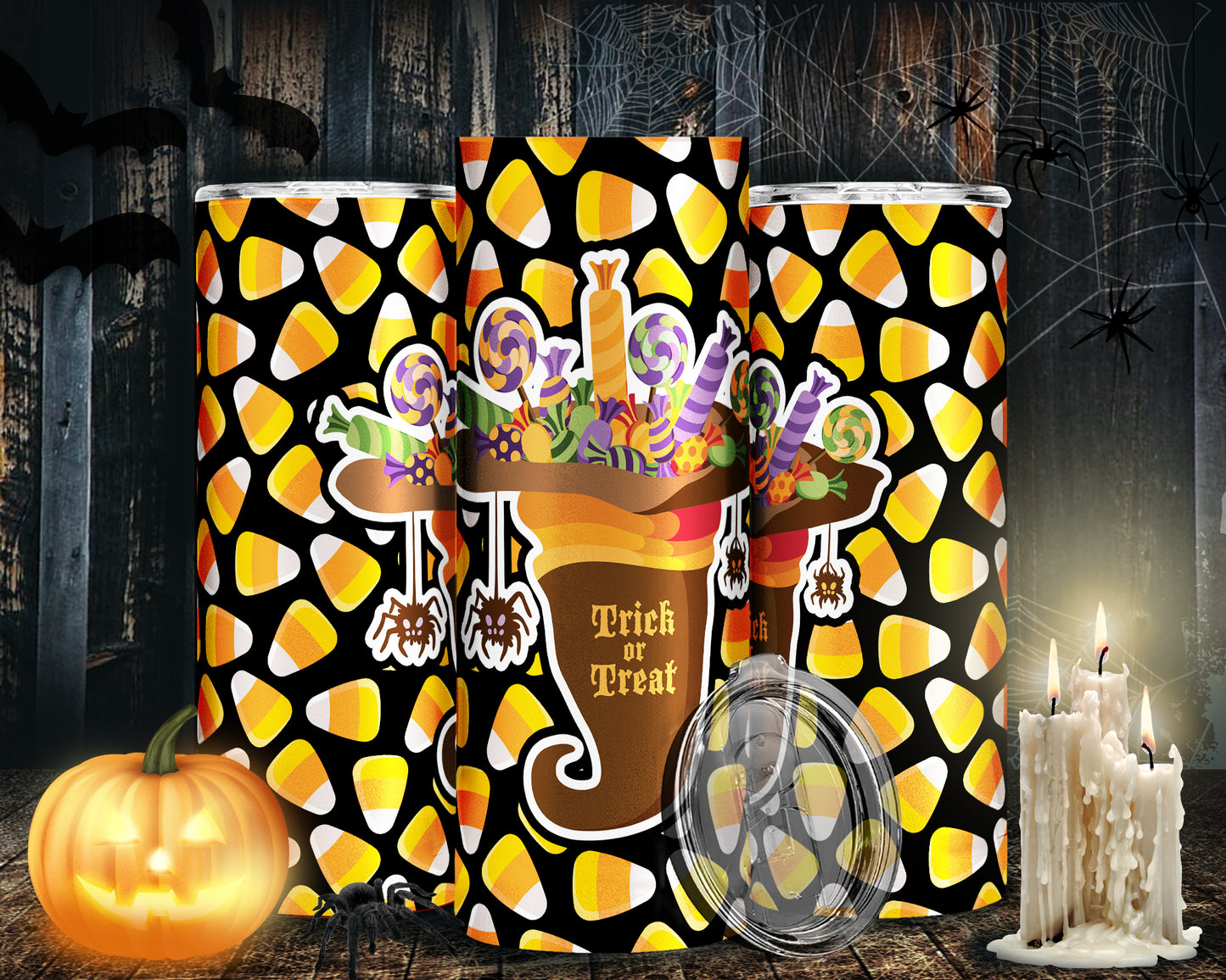 30 Horror Halloween Sublimation 20oz Images Bundle