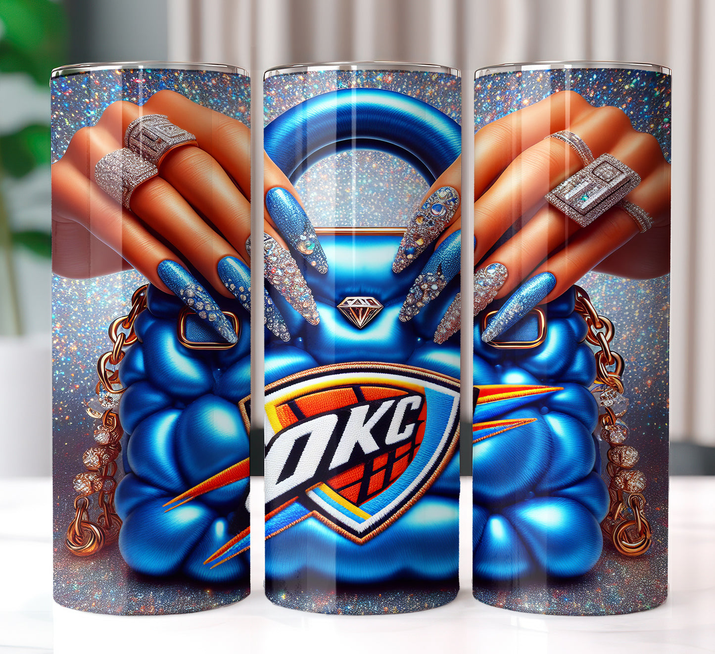 Basketball Bag 20oz Sublimation Tumbler Image