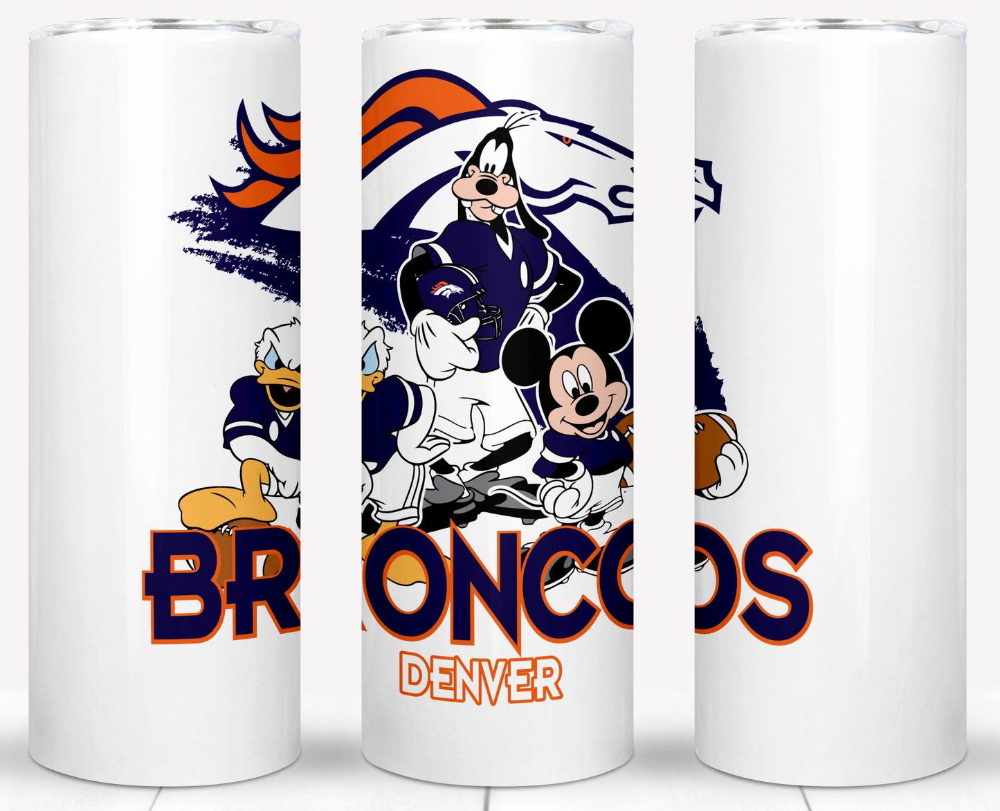 Disney Cartoon Football  Sublimation 20oz Tumbler Images Bundles