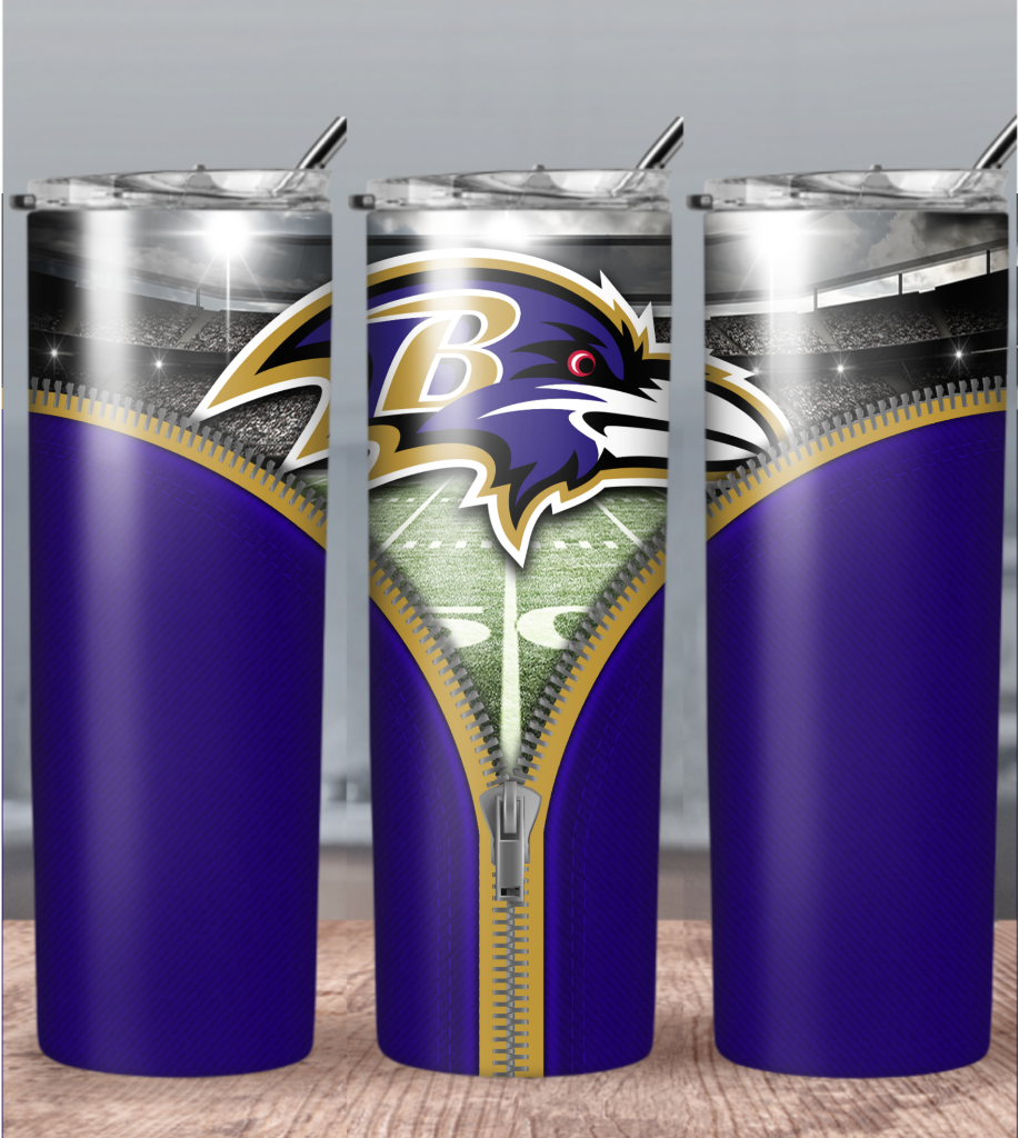 Football 20oz Sublimation Tumbler Image