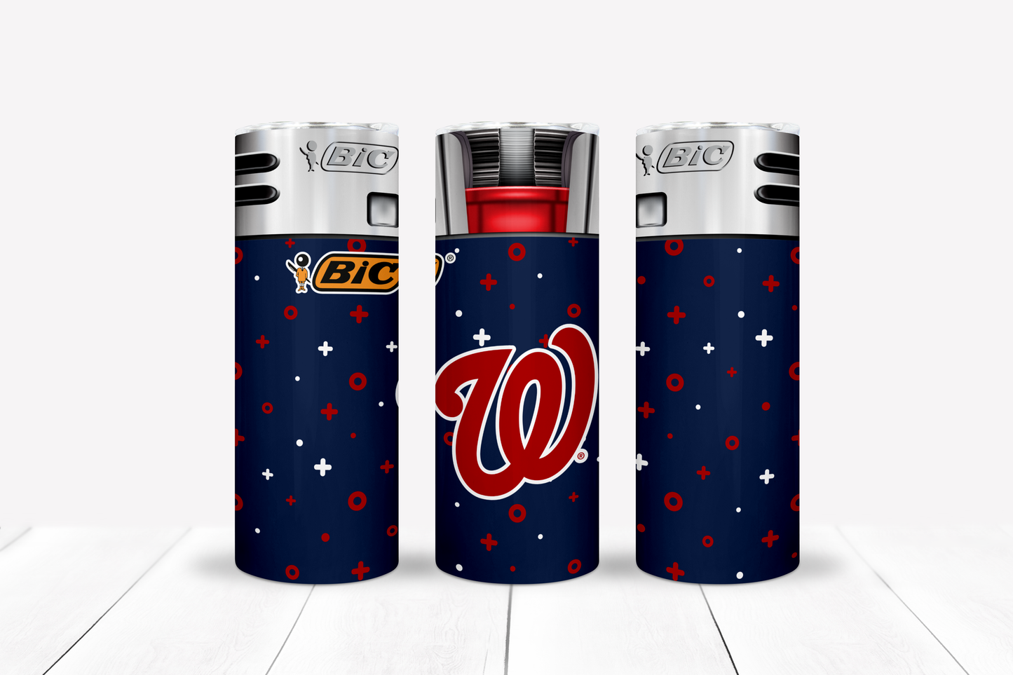 Baseball Lighter 20oz Sublimation Tumbler Image