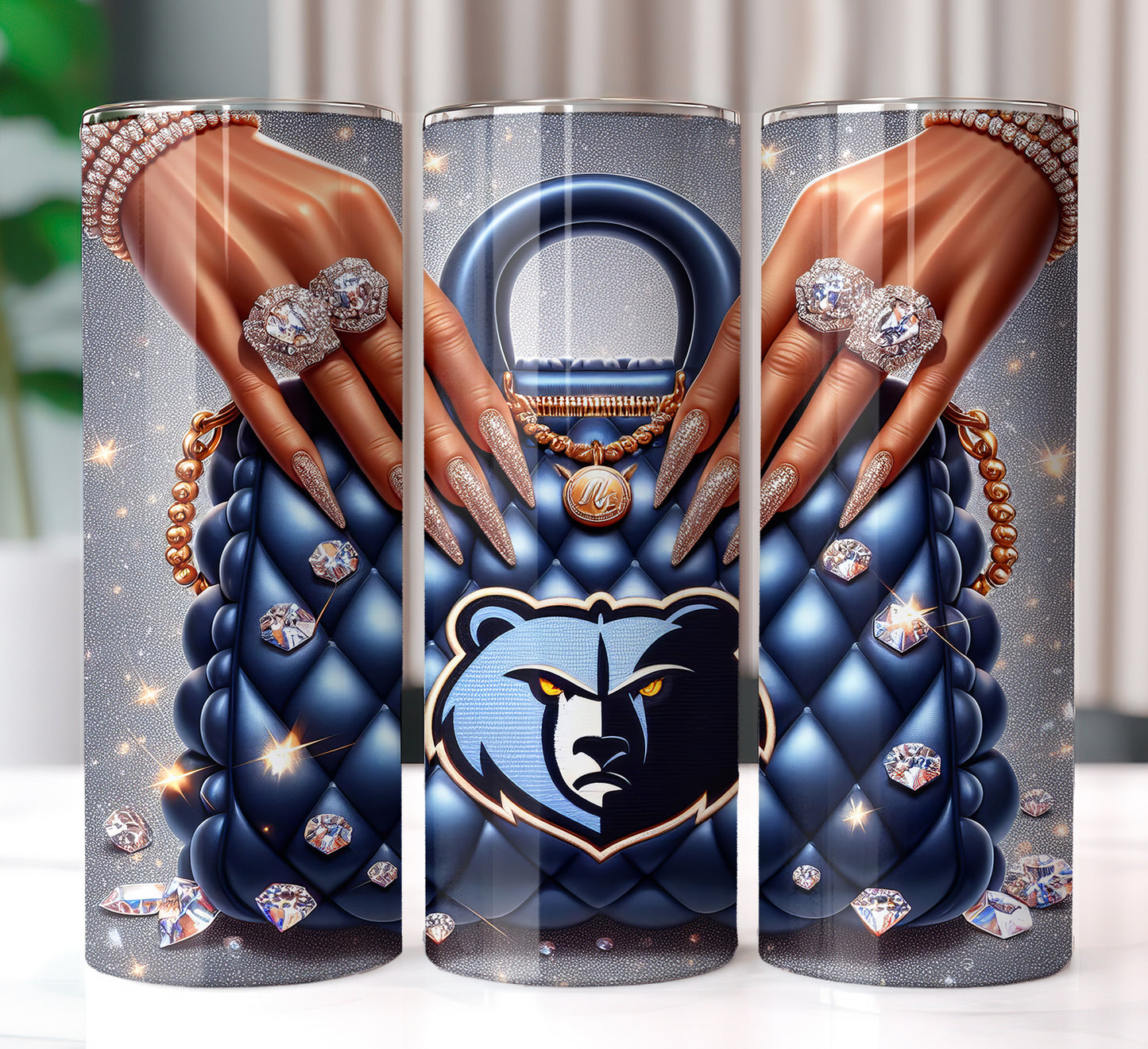 Basketball Bag 20oz Sublimation Tumbler Image