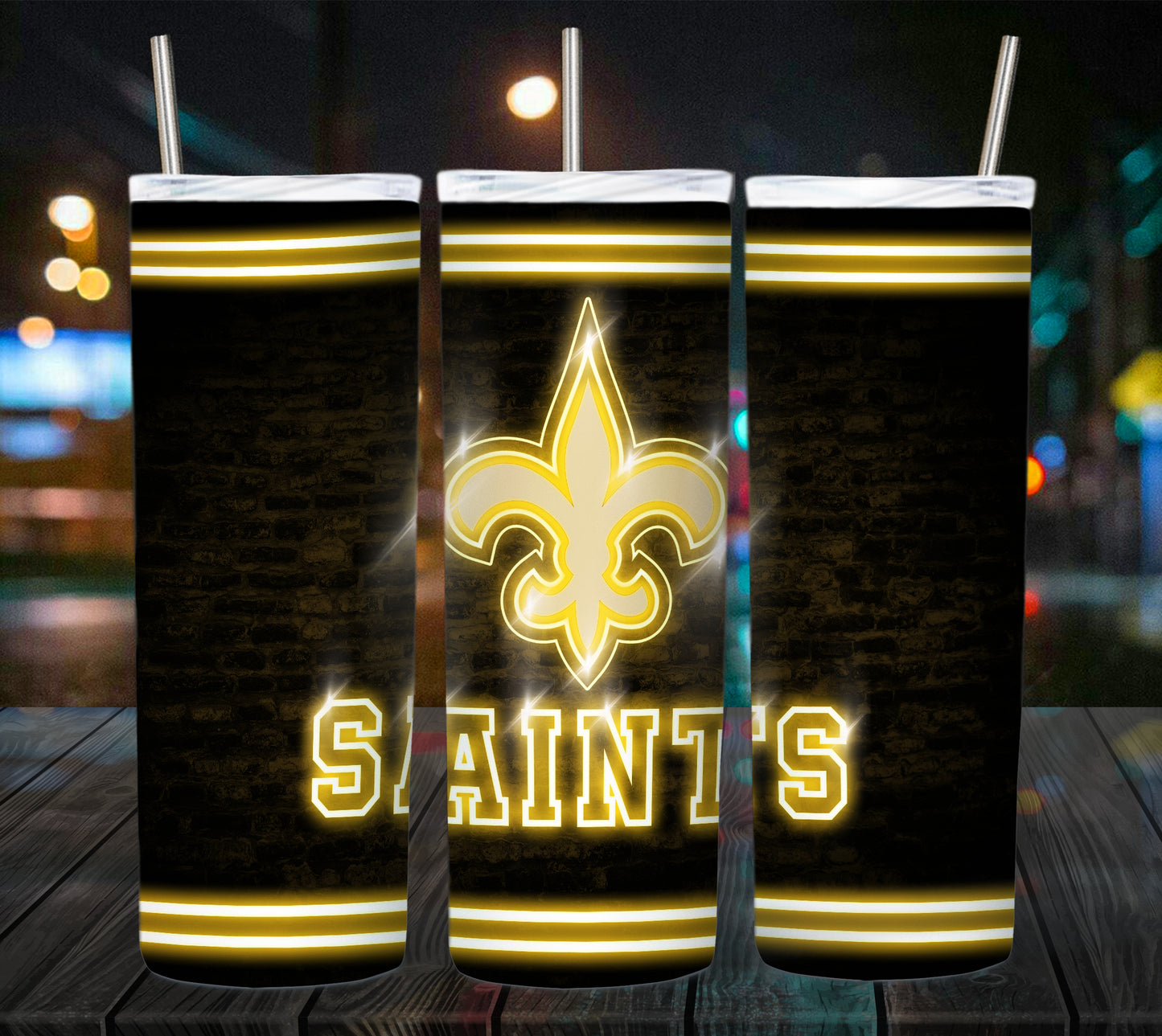 Football 20oz Sublimation Tumbler Image