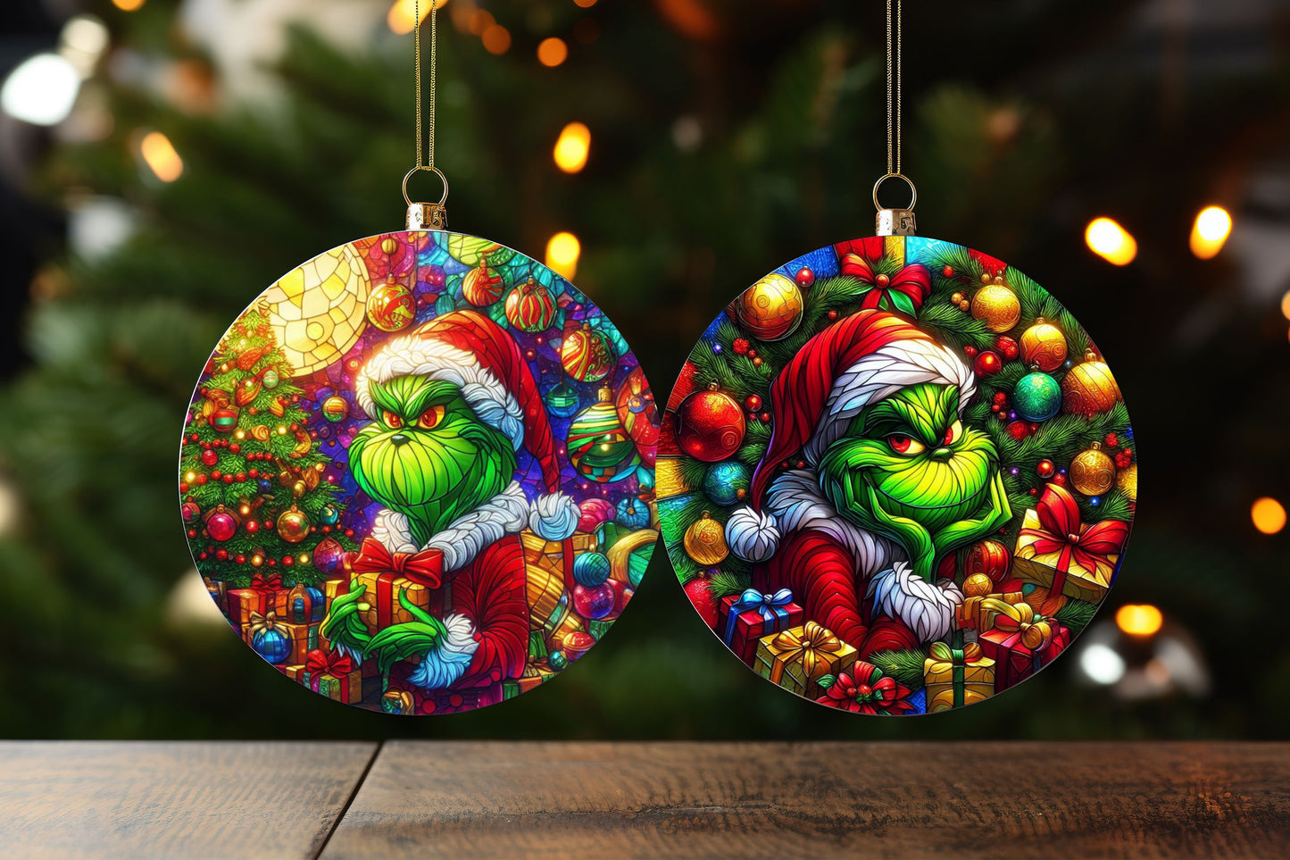 100+ Christmas Sublimation Ornament/Car Coaster Images Bundle