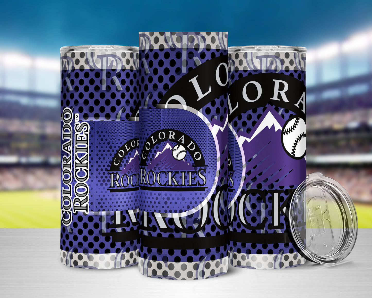 Baseball 20oz Sublimation Tumbler Image