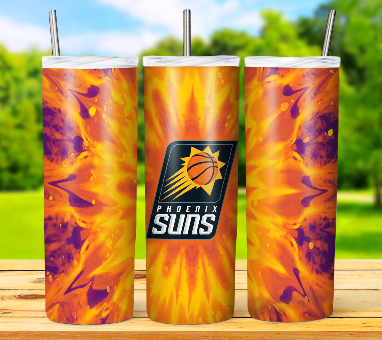 Basketball 20oz Sublimation Tumbler Image