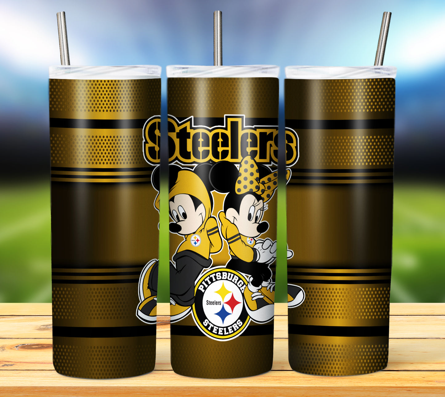 Football 20oz Sublimation Tumbler Image