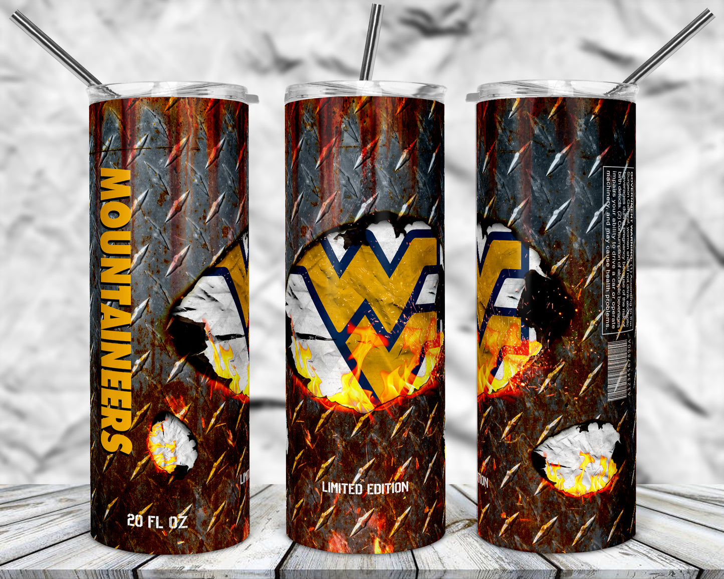 Rust College 20oz Sublimation Tumbler Images Bundle