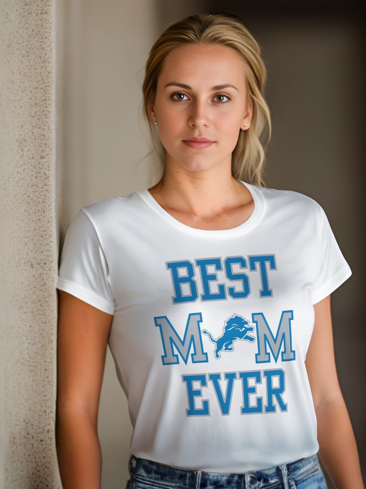 Mom Football Sublimation/DTF T-Shirt Images