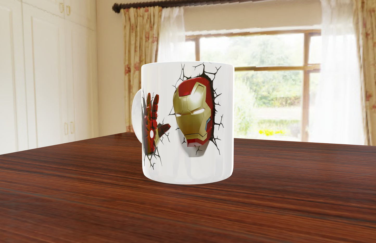 3D Superhero Mug Sublimation Images Bundle 11/15oz