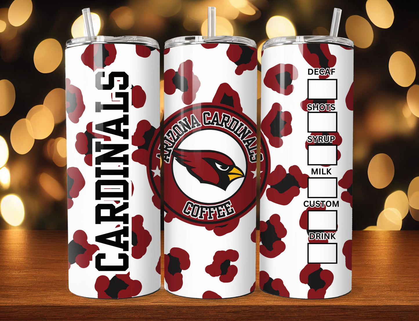 Football 20oz Sublimation Tumbler Image