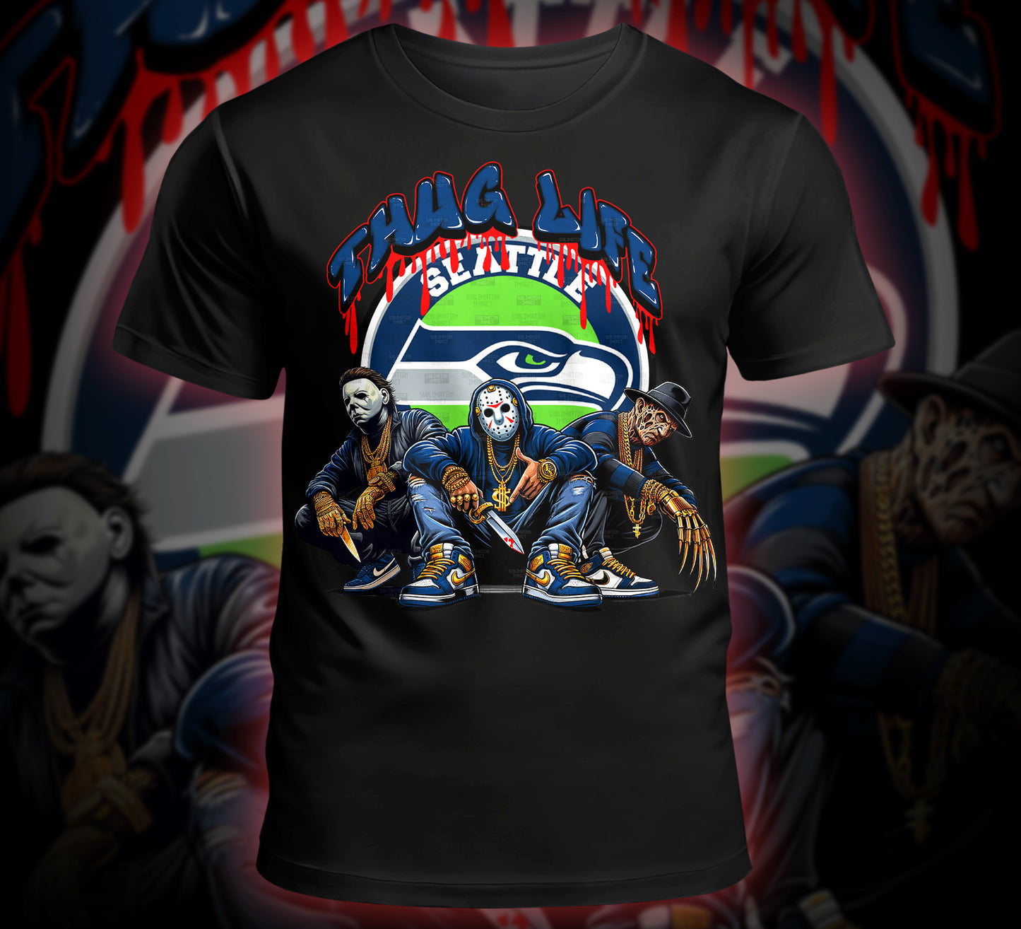 Football Sublimation/DTF T-Shirt Image