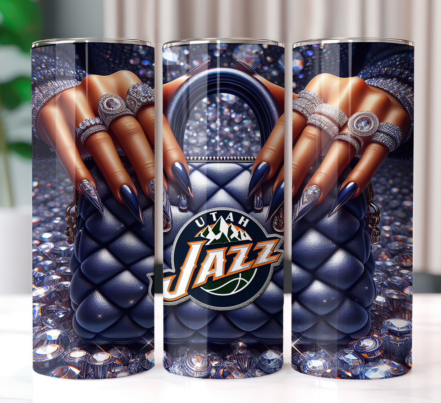 Basketball Bag 20oz Sublimation Tumbler Image