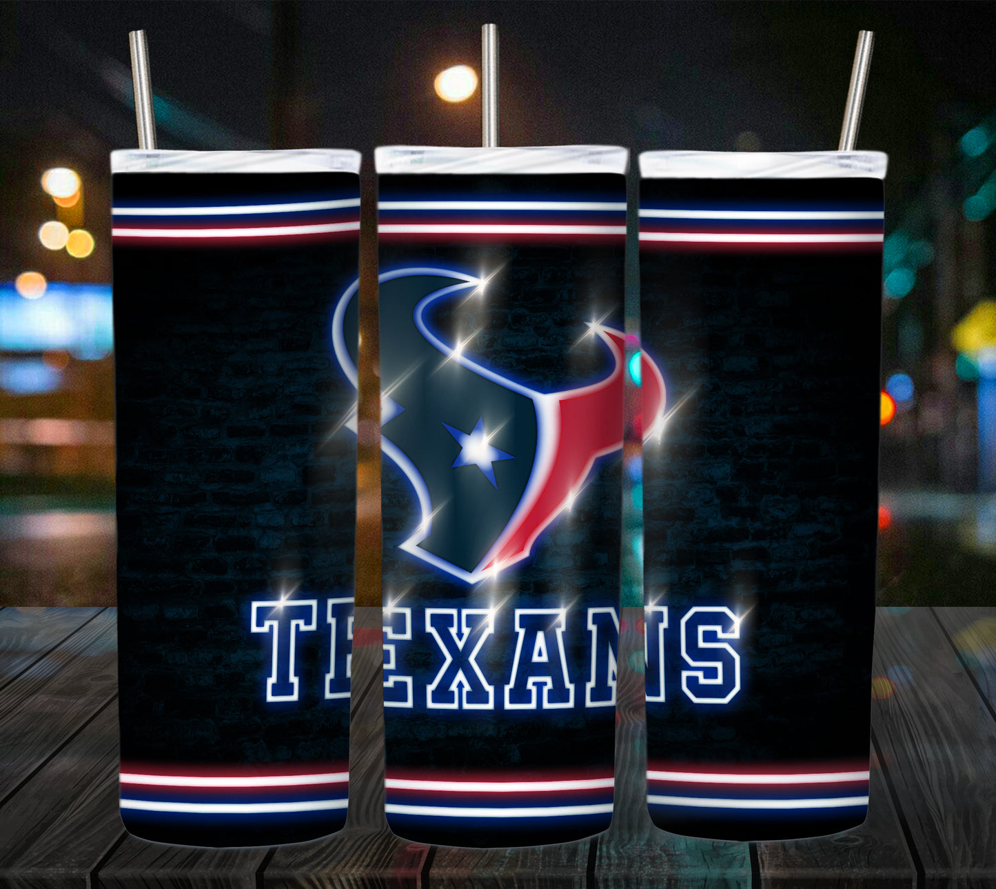 Football 20oz Sublimation Tumbler Image