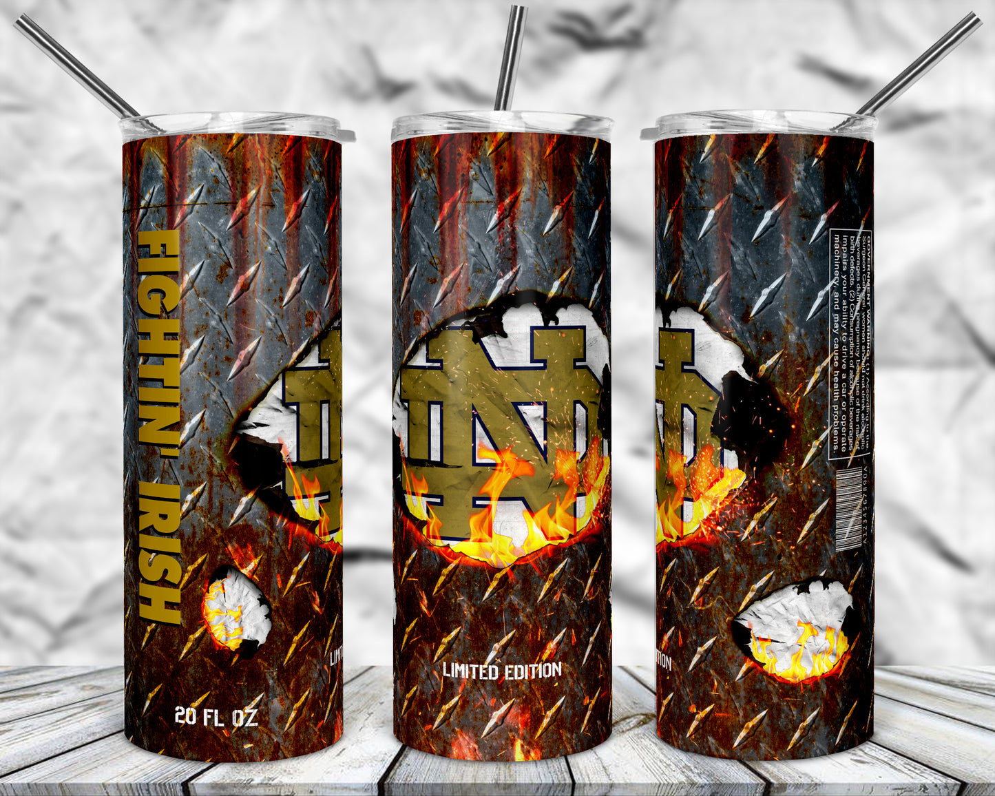 Rust College 20oz Sublimation Tumbler Images Bundle