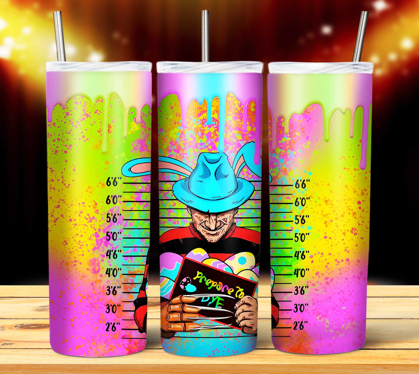 20 Colorful Halloween Sublimation 20oz Images Bundle