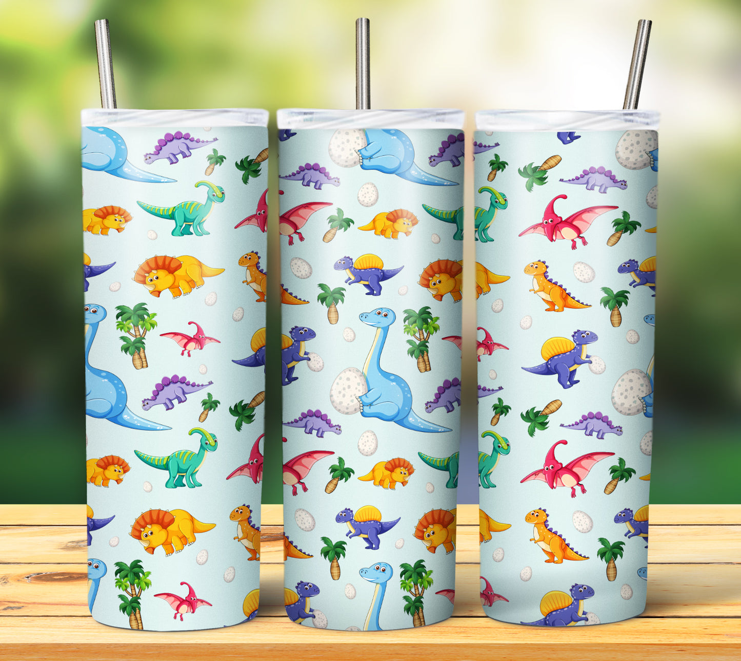 20 Dino Sublimation Tumbler Images Bundle 20 oz & Kid