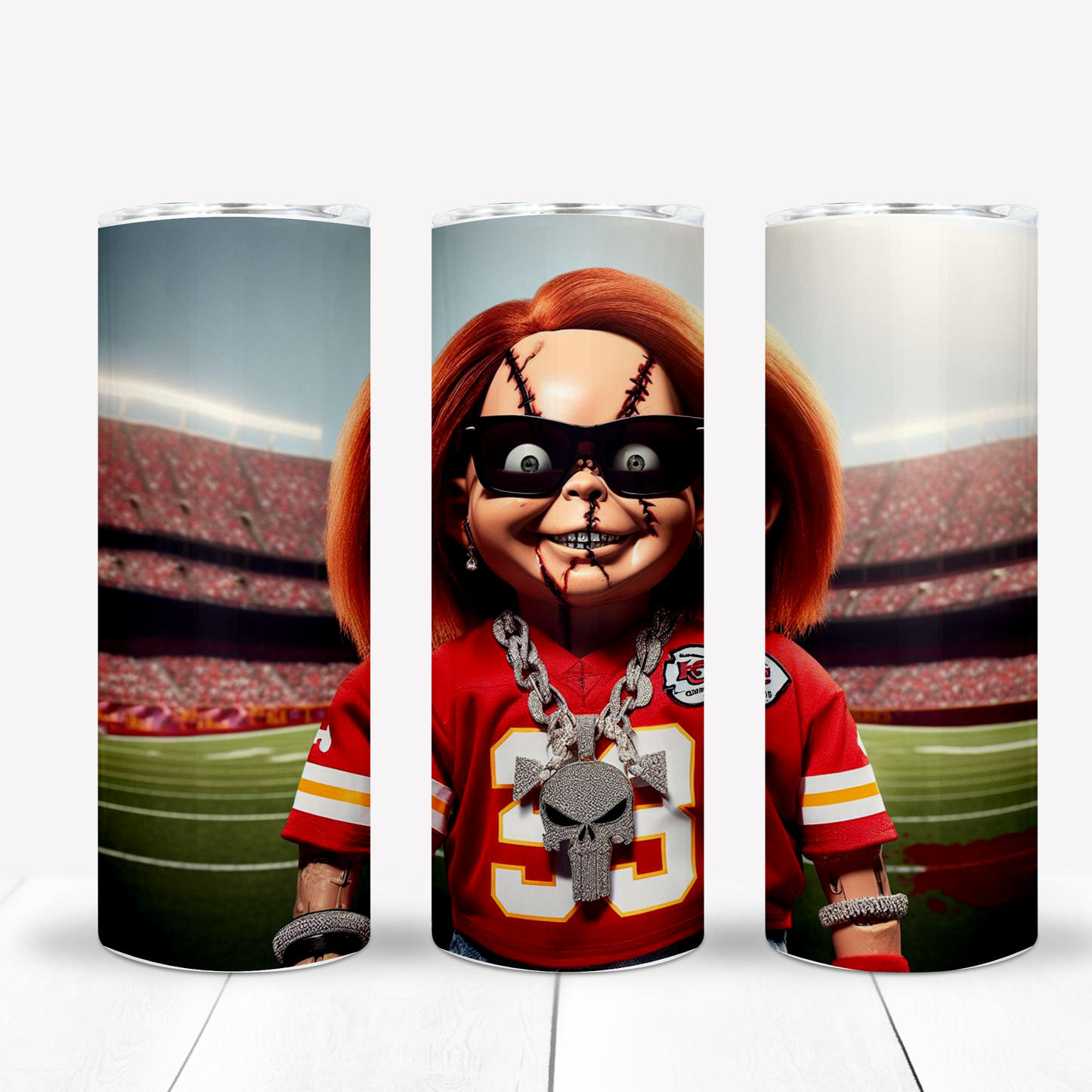 Chucky Football Sublimation/DTF T-Shirt Images Bundle