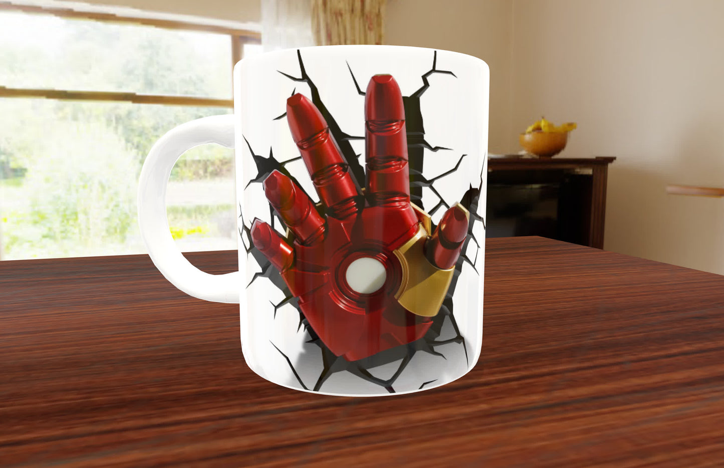 3D Superhero Mug Sublimation Images Bundle 11/15oz