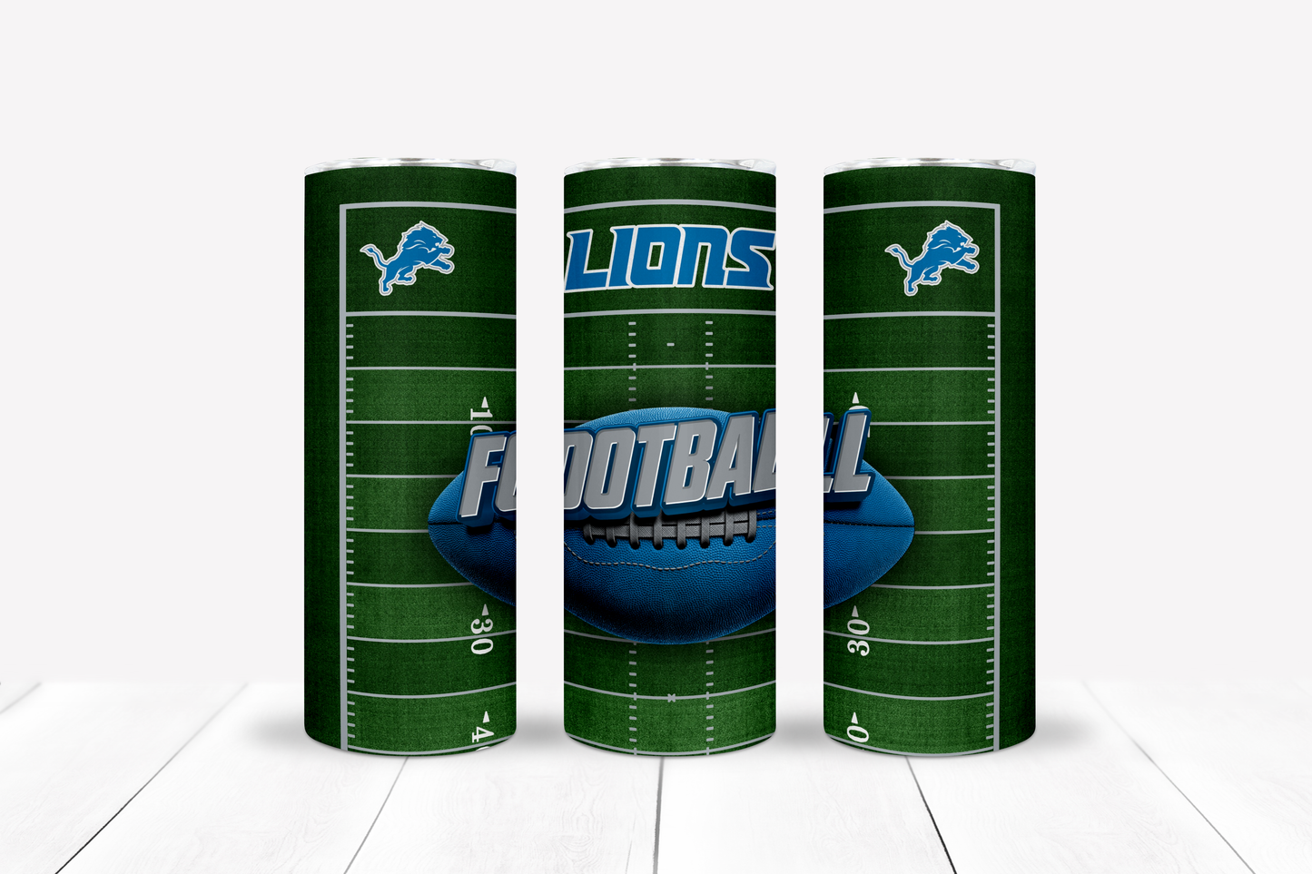 Football 20oz Sublimation Tumbler Image