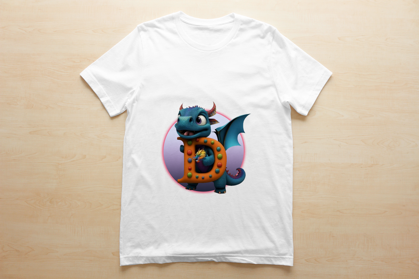 Kids ABC Dragon Images Sublimation/DTF T-Shirt Bundle