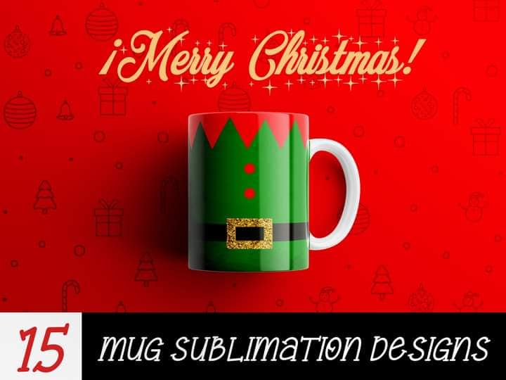 Christmas Sublimation 11/15oz Mug Images Bundle