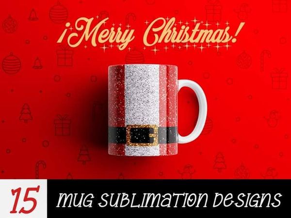 Christmas Sublimation 11/15oz Mug Images Bundle