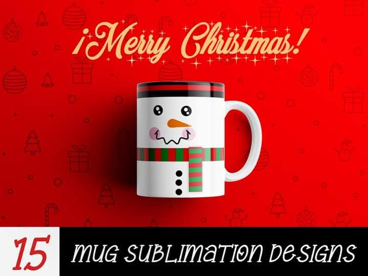 Christmas Sublimation 11/15oz Mug Images Bundle