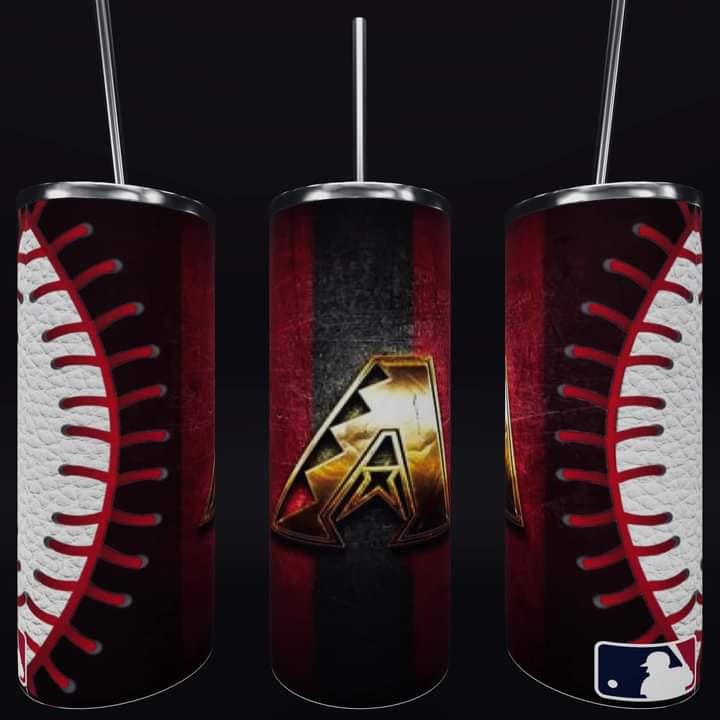 Baseball 20oz Sublimation Tumbler Image