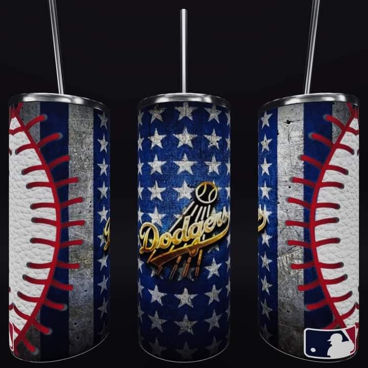 Baseball 20oz Sublimation Tumbler Image