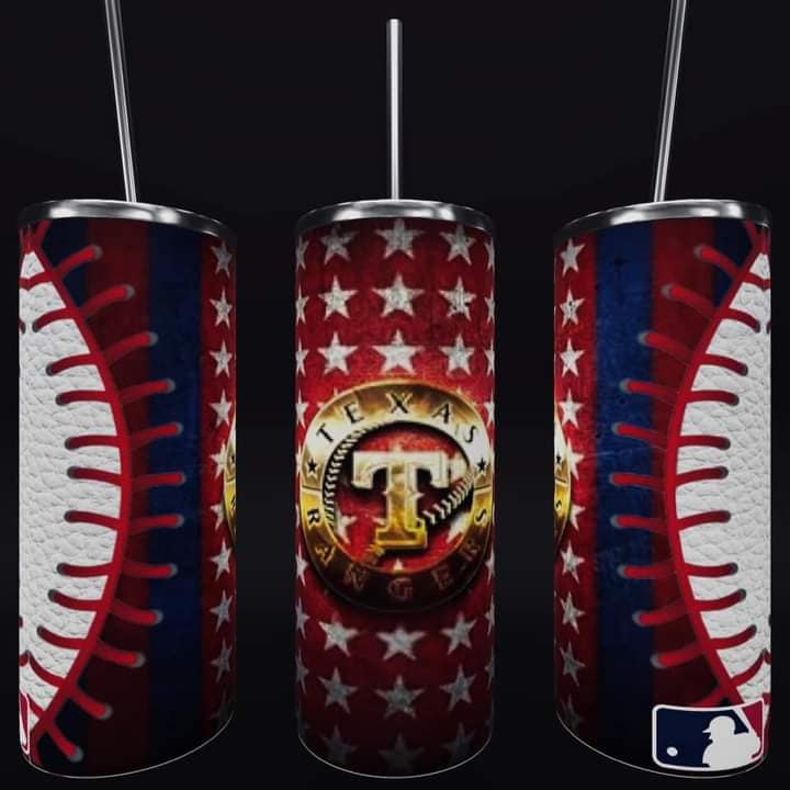 Baseball 20oz Sublimation Tumbler Image