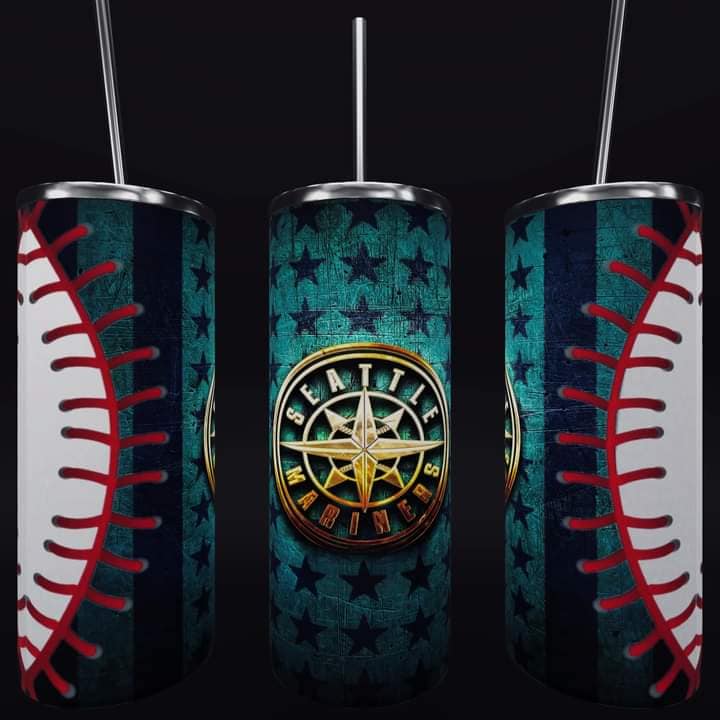 Baseball 20oz Sublimation Tumbler Image