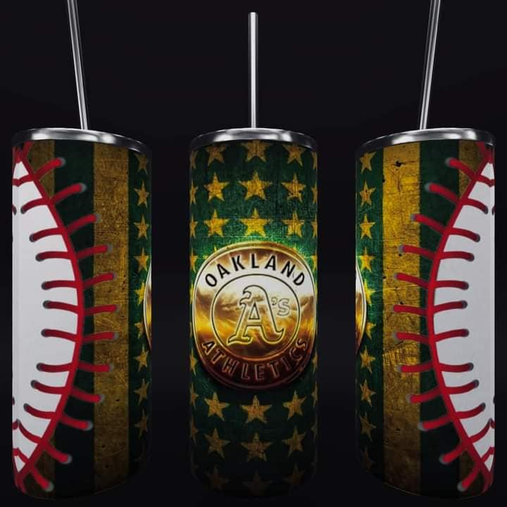 Baseball 20oz Sublimation Tumbler Image