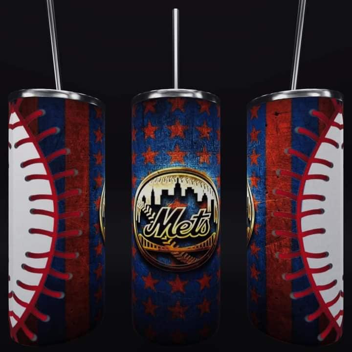 Baseball 20oz Sublimation Tumbler Image