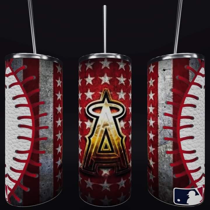 Baseball 20oz Sublimation Tumbler Image