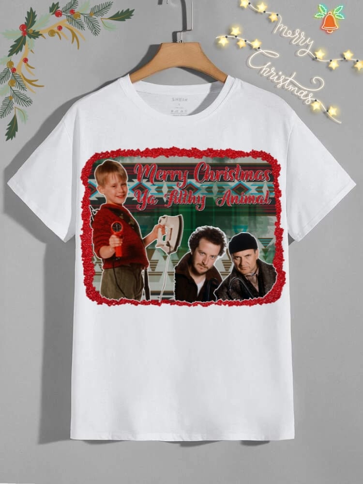 Cute Christmas Friends Sublimation/DTF T-Shirt Image Bundle