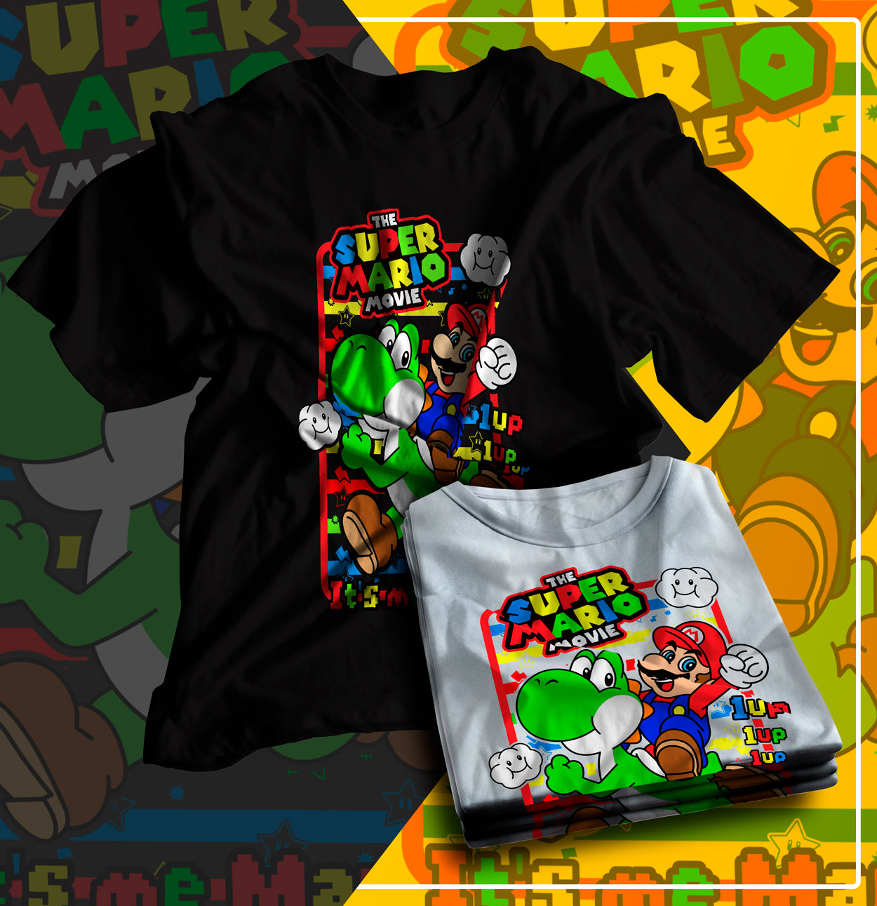 Mario Sublimation/DTF T-Shirt Images Bundle