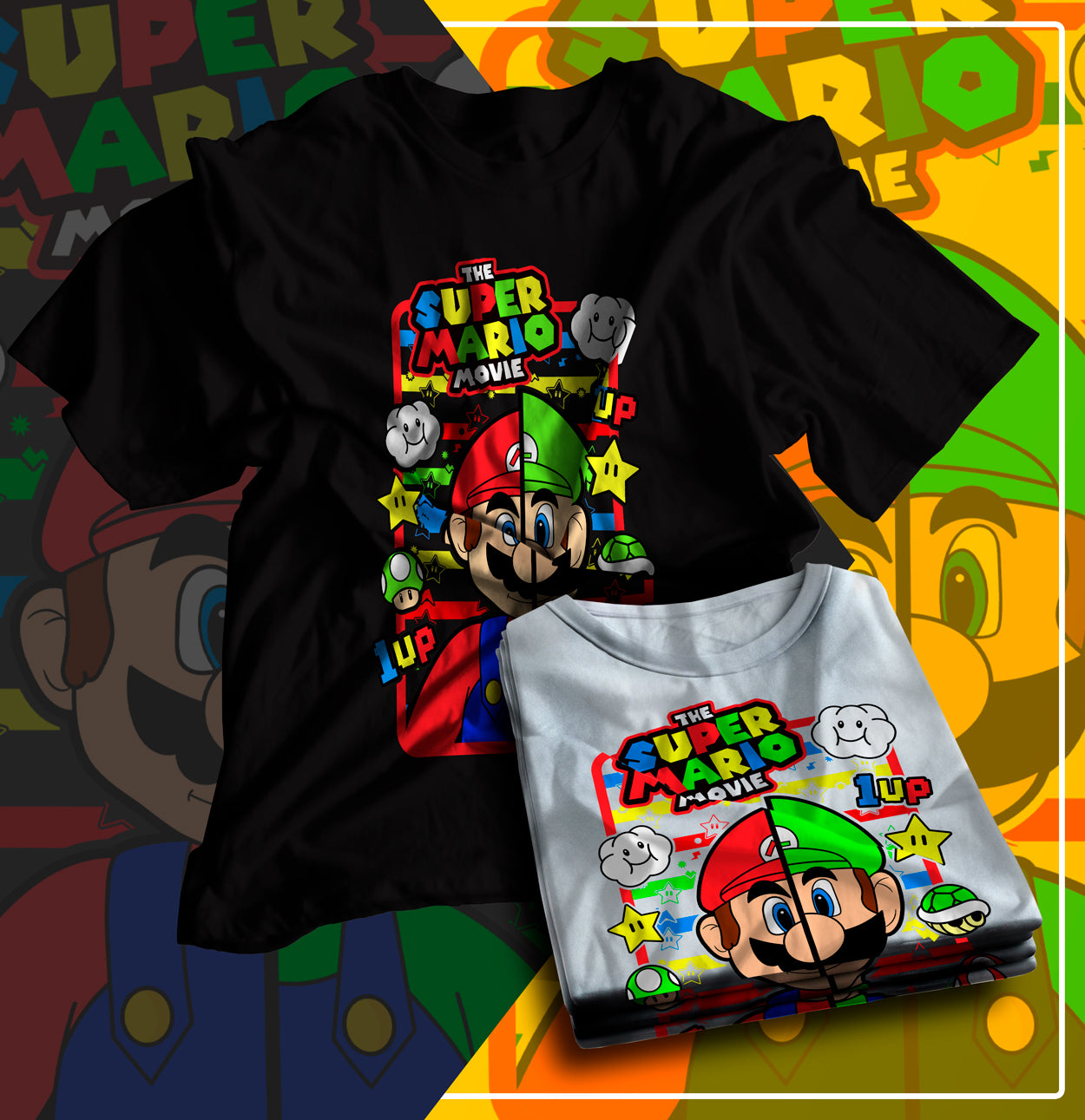 Mario Sublimation/DTF T-Shirt Images Bundle