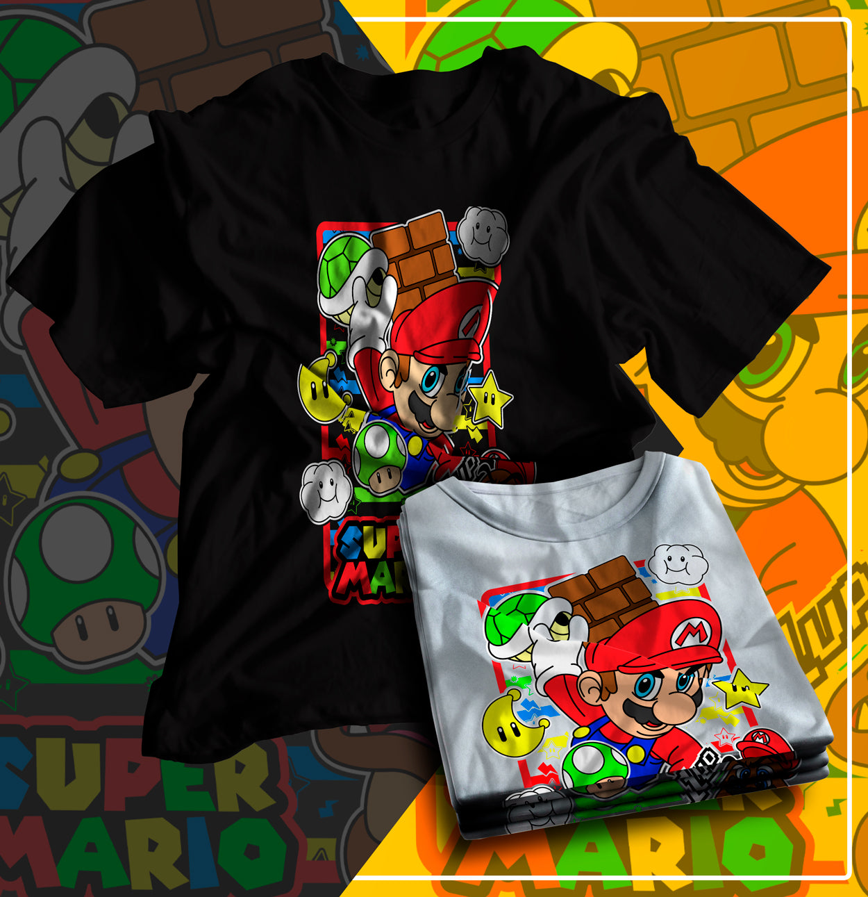 Mario Sublimation/DTF T-Shirt Images Bundle