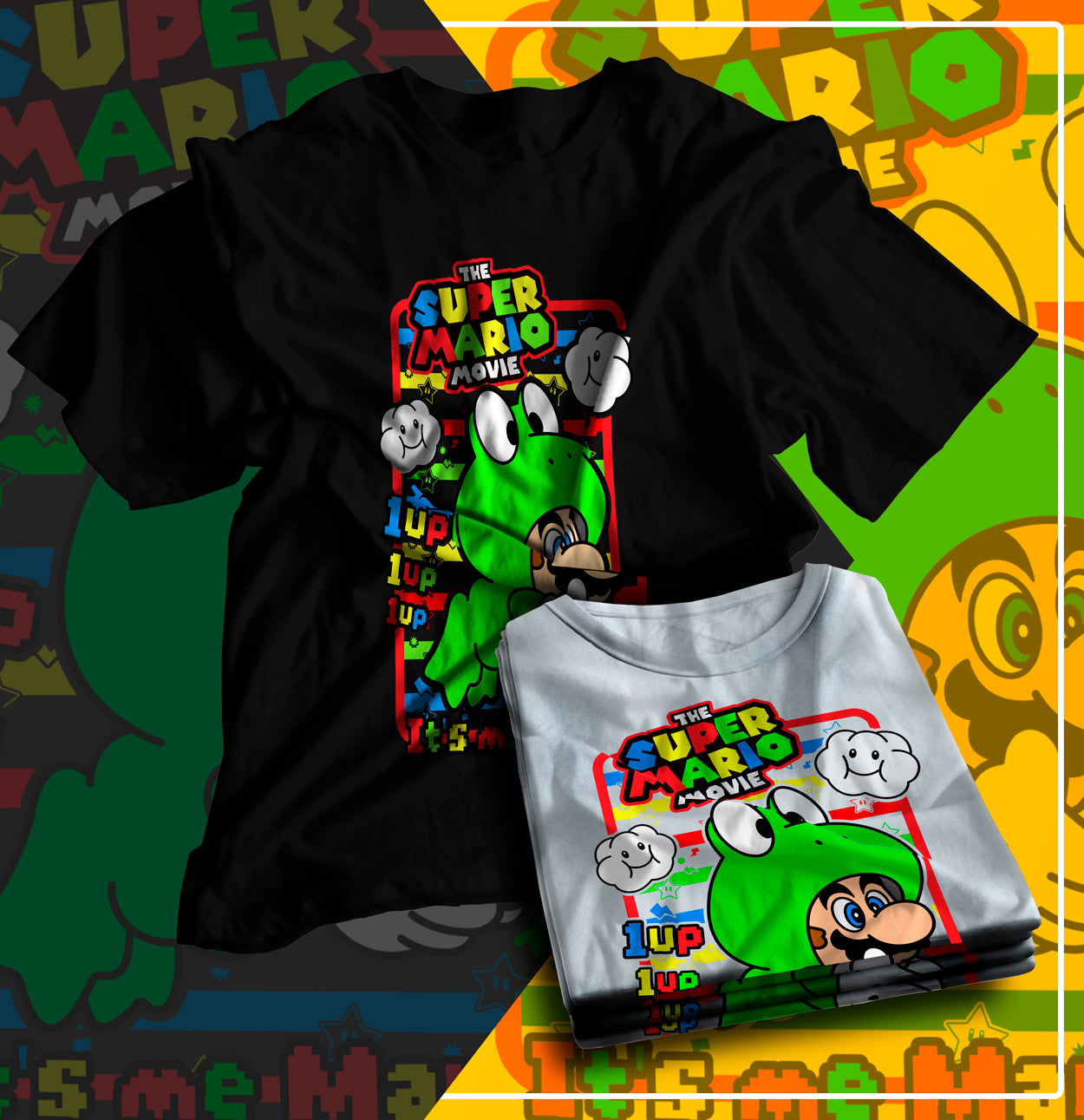 Mario Sublimation/DTF T-Shirt Images Bundle