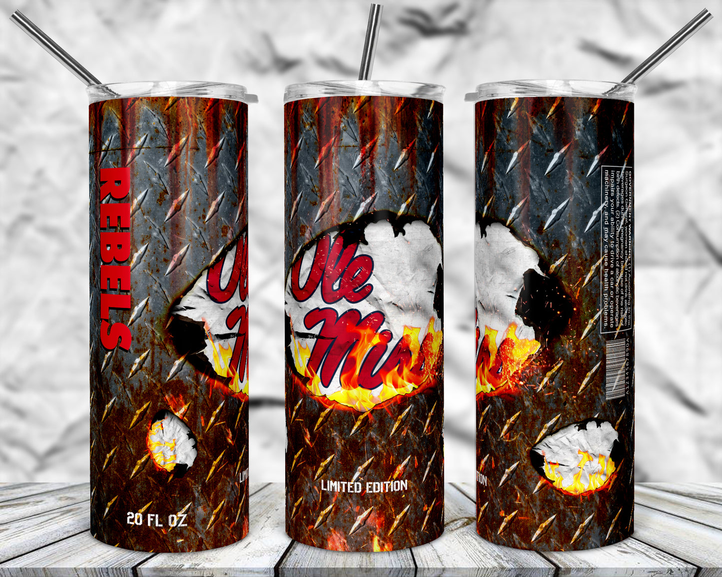 Rust College 20oz Sublimation Tumbler Images Bundle