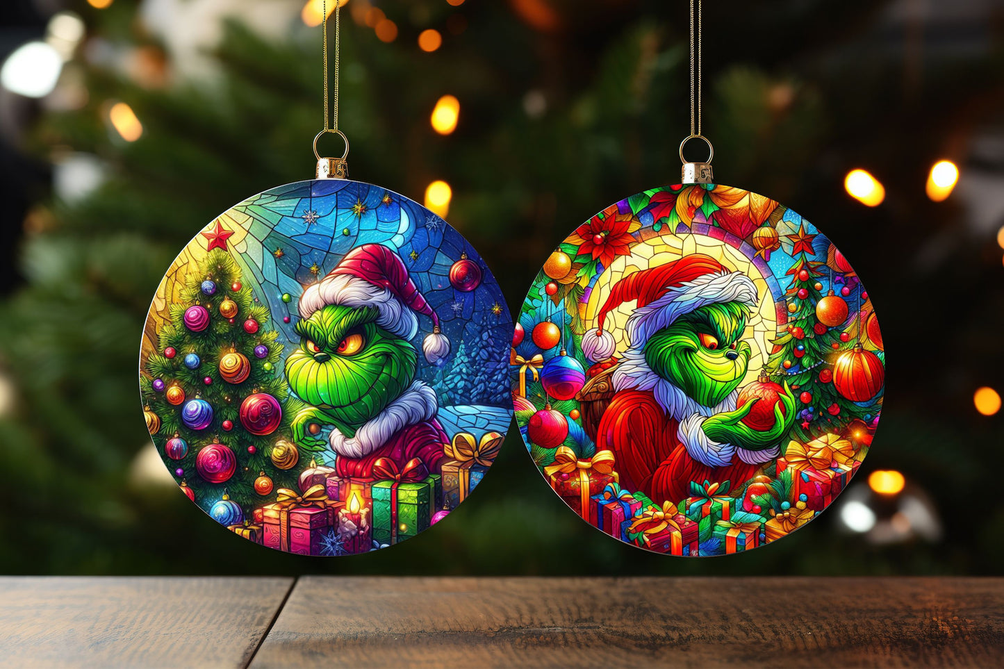 100+ Christmas Sublimation Ornament/Car Coaster Images Bundle