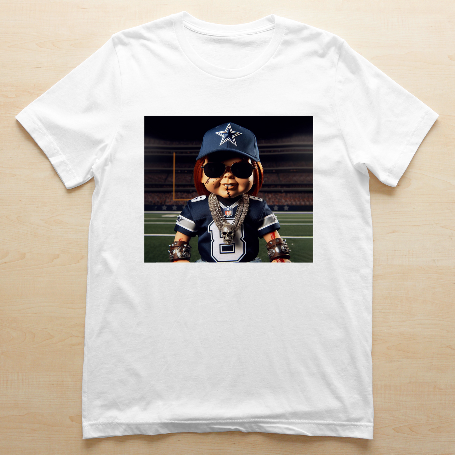 Chucky Football Sublimation/DTF T-Shirt Images Bundle