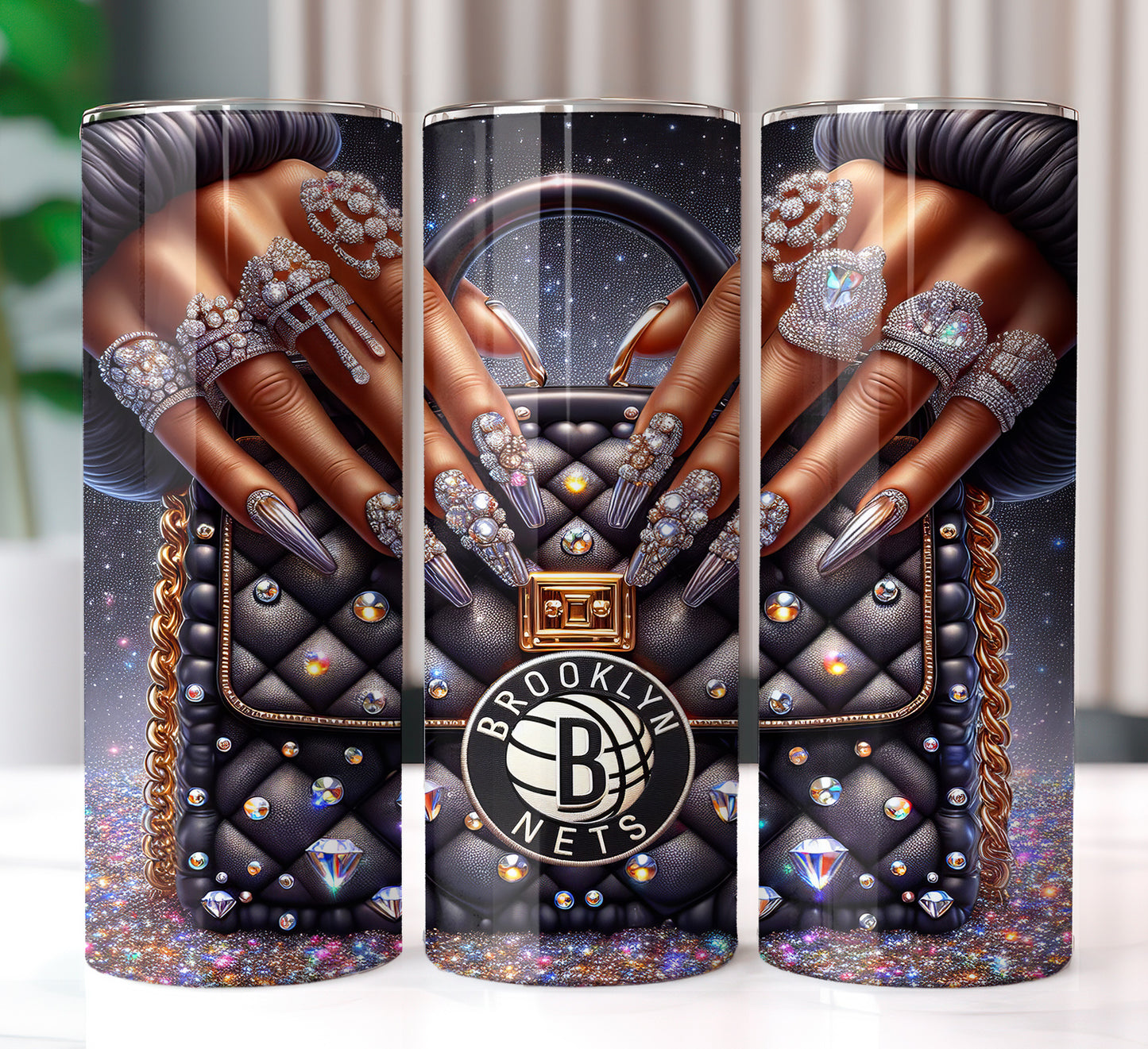 Basketball Bag 20oz Sublimation Tumbler Image